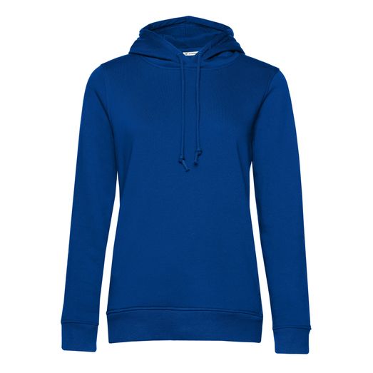 B&amp;C Women's Organic Hooded Sweat Royal Blue