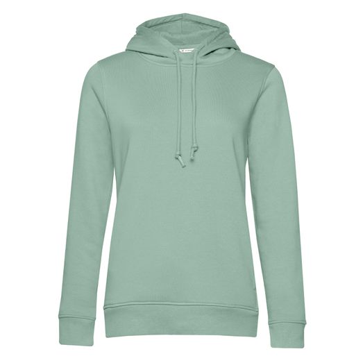 B&amp;C Women's Organic Hooded Sweat Sage