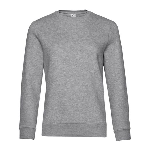 B&amp;C Women's Queen Crew Neck Sweat Heather Grey