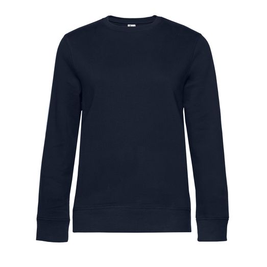 B&amp;C Women's Queen Crew Neck Sweat Navy Blue