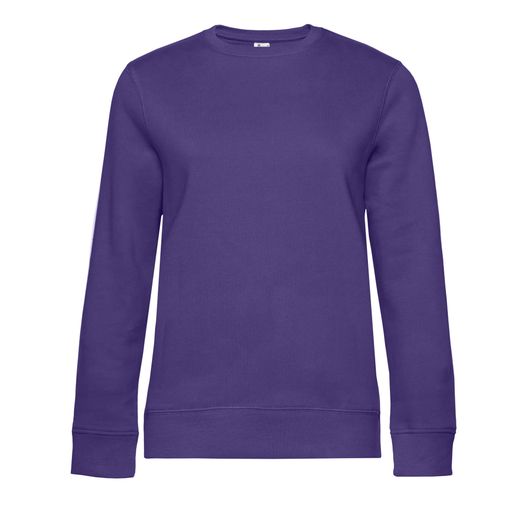 B&amp;C Women's Queen Crew Neck Sweat Radiant Purple