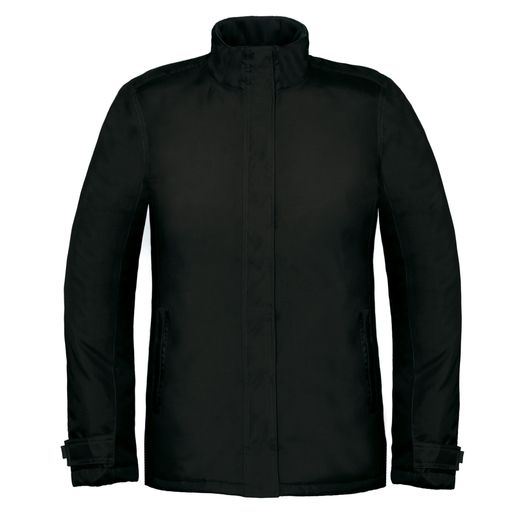 B&amp;C Women's Real+ Heavy Weight Jacket Black