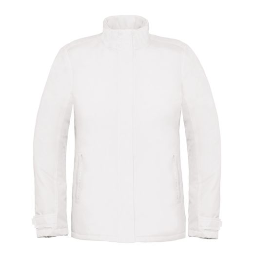 B&amp;C Women's Real+ Heavy Weight Jacket in White