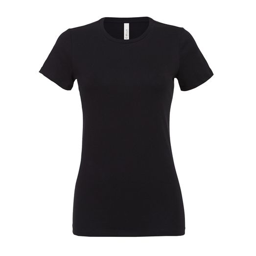 Bella Women's Relaxed Jersey Short Sleeve Tee Black