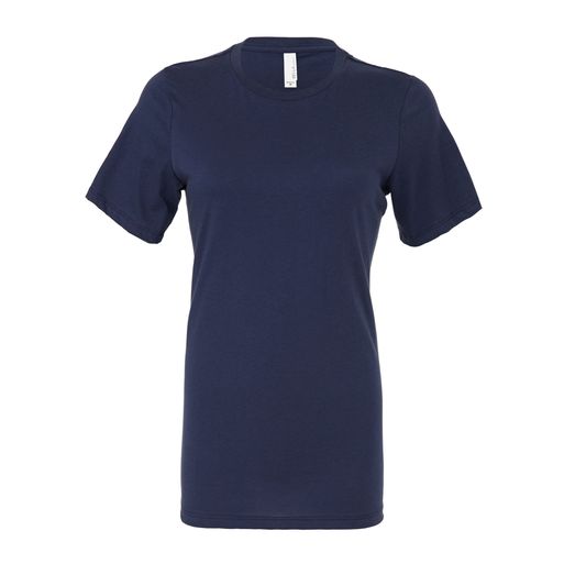 Bella Women's Relaxed Jersey Short Sleeve Tee Navy Blue