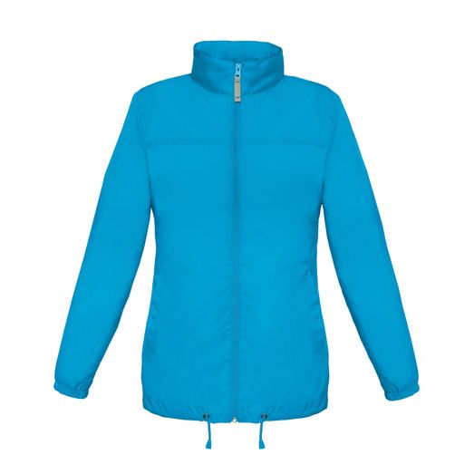 B&amp;C Women's Sirocco Windbreaker Jacket Atoll
