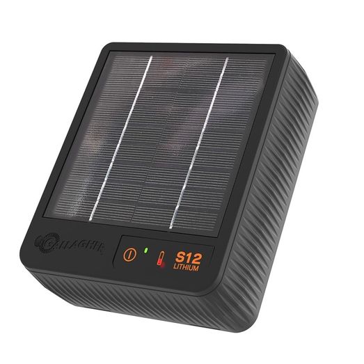 Gallagher S12 Solar Electric Fence Energiser incl. Lithium battery (3.2V - 6Ah)