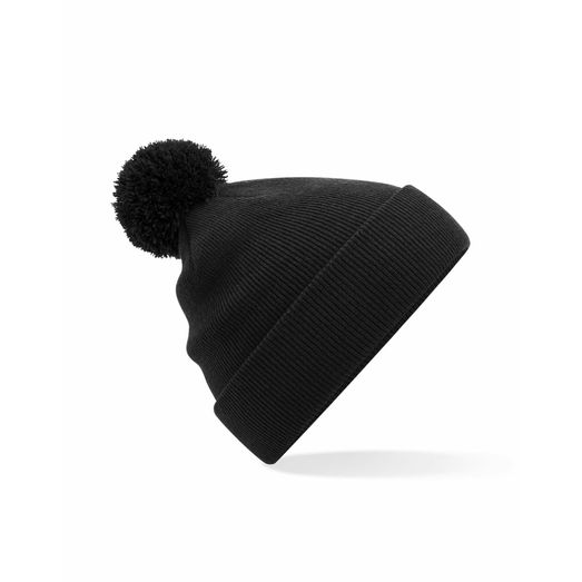 Beechfield  Junior Original Pompom Beanie Black