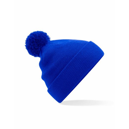 Beechfield Junior Original Pompom Beanie Bright Royal