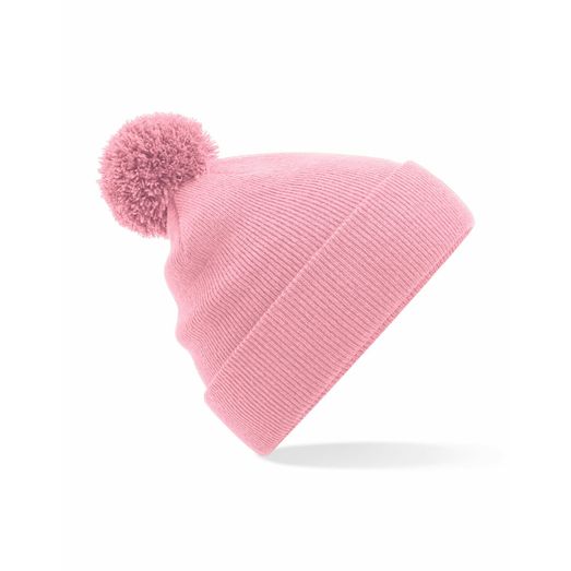 Beechfield  Original Pom Pom Beanie Dusky Pink