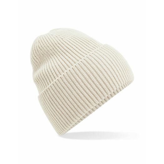 Beechfield  Oversized Cuffed Beanie Oatmeal
