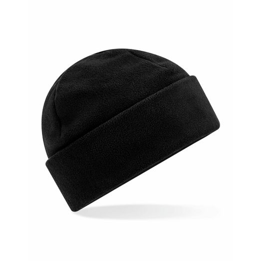 Beechfield  Recycled Fleece Cuffed Beanie Black
