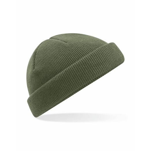 Beechfield  Recycled Mini Fisherman Beanie Olive Green
