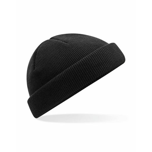 Beechfield  Recycled Mini Fisherman Beanie Black