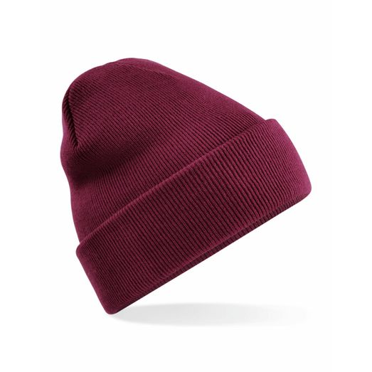 Beechfield  Recycled Original Cuffed Beanie Burgundy