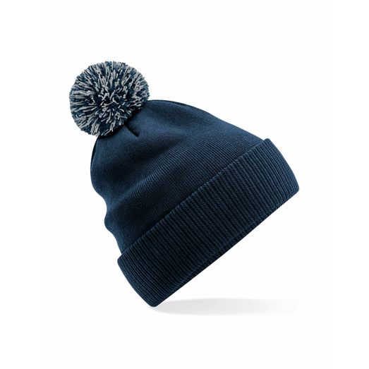 Beechfield  Recycled Snowstar® Beanie French Navy/ Light Grey