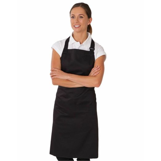Dennys Bib Apron Black