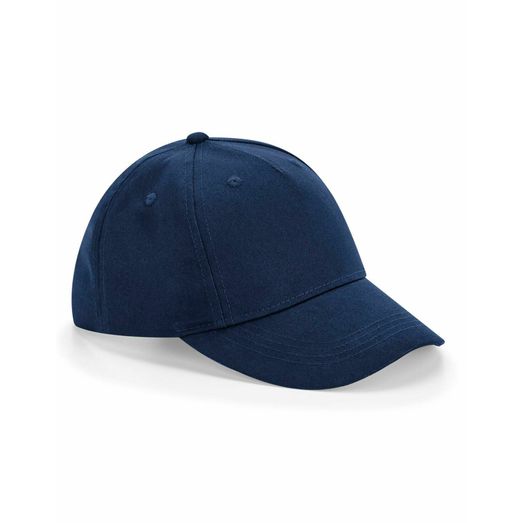 Beechfield  Junior Organic Cotton 5 Panel Cap Navy Blue