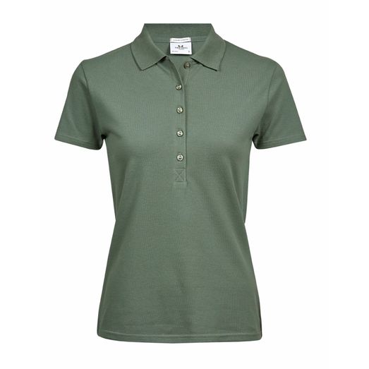 Tee Jays Ladies' Luxury Stretch Polo Leaf Green