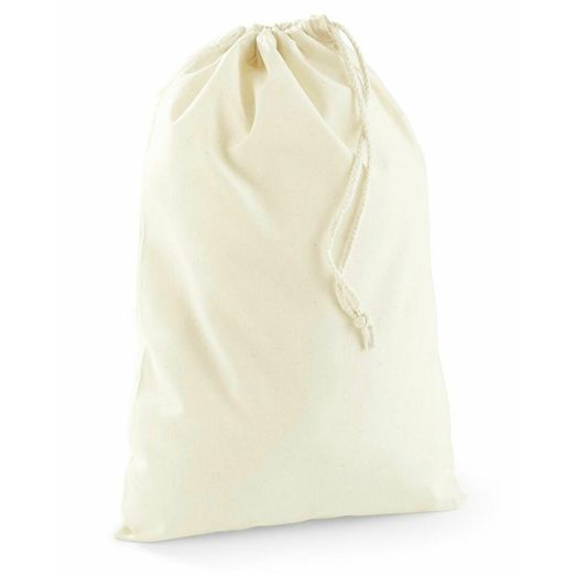 Westford Mill Recycled Cotton Stuff Bag Natural