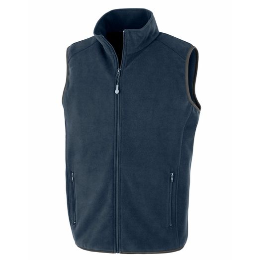 Result Genuine Recycled Recycled Unisex Fleece Polythermic Bodywarmer Navy Blue