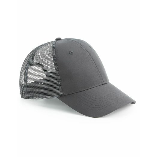 Beechfield  Recycled Urbanwear 6 Panel Snapback Trucker Graphite Grey