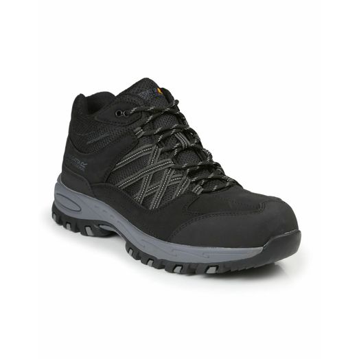 Regatta Safety Footwear Sandstone SB Safety Hiker Black/Granite