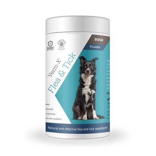 Verm-X Flea &amp; Tick Powder For Dogs