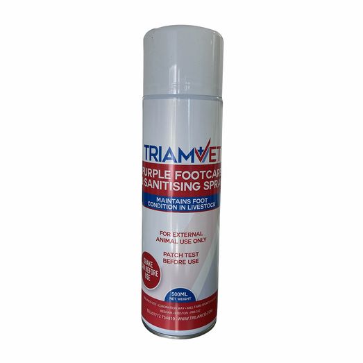 Triamvet Purple Footcare &amp; Sanitising Spray