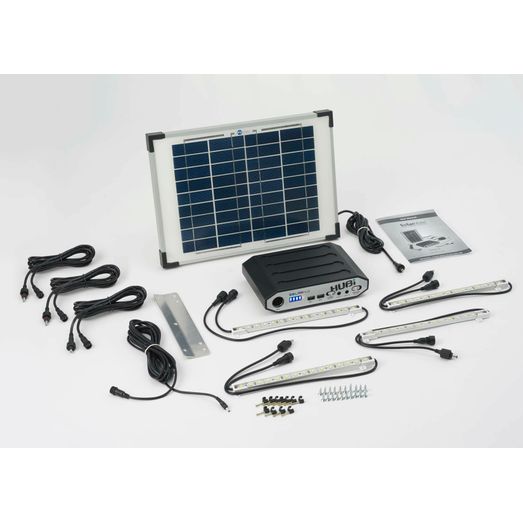 SolarMate Hubi Work 64 LED Solar Lighting Kit
