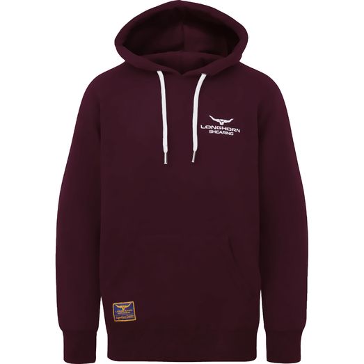 Longhorn Shearing Signature Series Hoodie - Burgundy