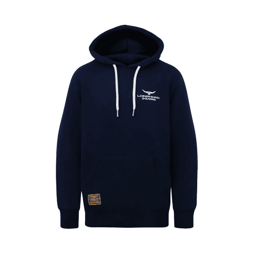 Longhorn Shearing Signature Series Hoodie - Navy Blue