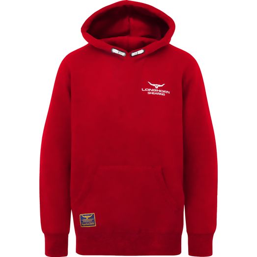 Longhorn Shearing Kids Signature Series Hoodie Red