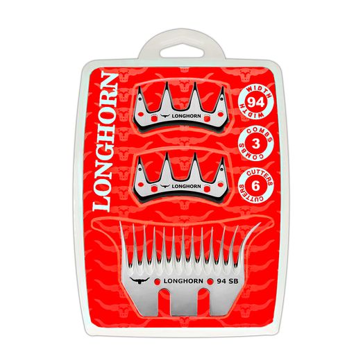 Longhorn “94” Max Comb/Cutter Pack