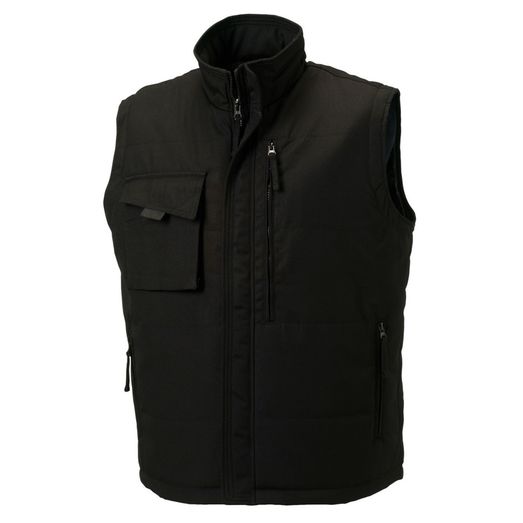 Russell Adults' Heavy Duty Workwear Gilet Black
