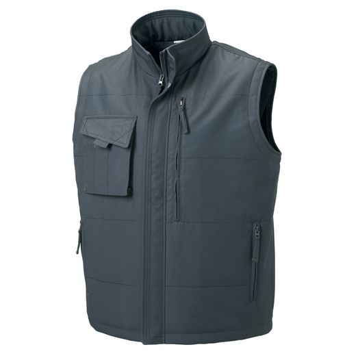 Russell Adults' Heavy Duty Workwear Gilet Convoy Grey
