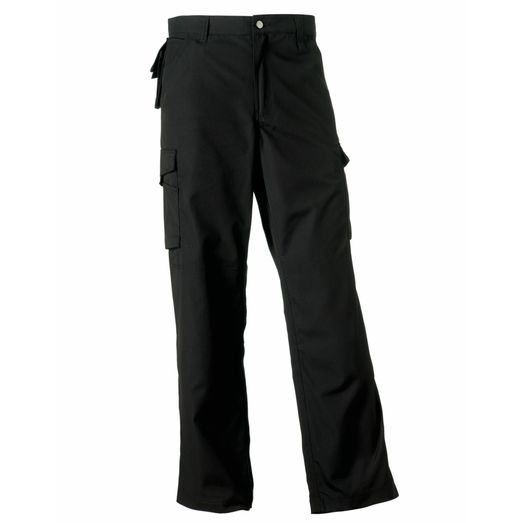 Russell Heavy Duty Workwear Trousers (Regular) Black
