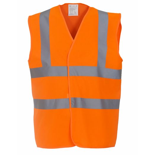 Yoko Hi-Vis Waistcoat Hi Vis Orange