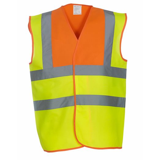 Yoko Hi-Vis Waistcoat Hi Vis Yellow/Orange