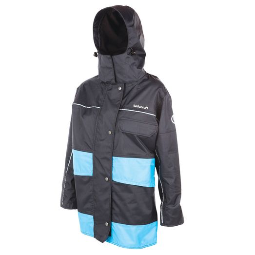 Betacraft ISO-940 Women's Blue &amp; Charcoal Black Parka Jacket