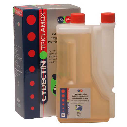 Zoetis Cydectin Triclamox Pour-On For Cattle