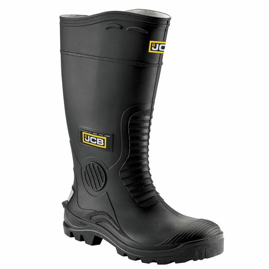 JCB Hydromaster Black Safety Wellington Boot S5 SRC