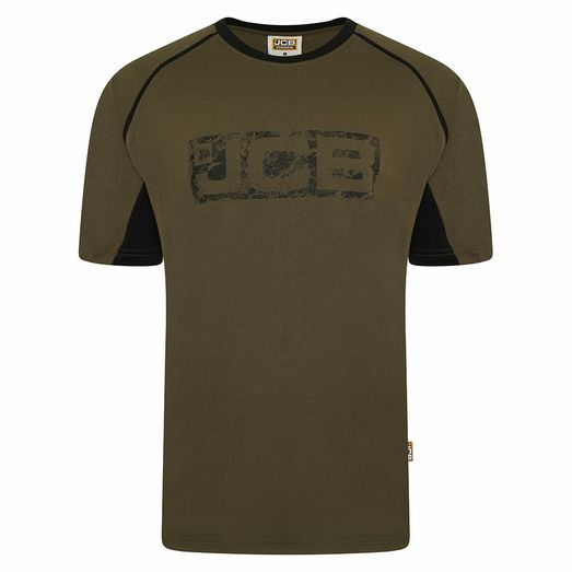 JCB Trade Olive Green T-Shirt