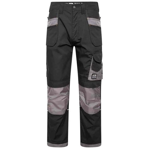 JCB Trade Plus Black Rip Stop Trouser