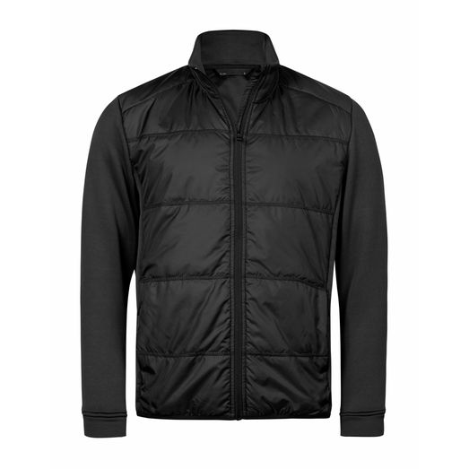 Tee Jays Men's Hybrid-Stretch Jacket Black/Black