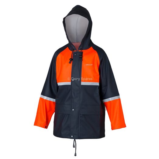 Betacraft Tuffbak Flex Navy/Orange Children's Waterproof Parka Coat