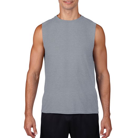 Gildan Performance Sleeveless T-Shirt - Sport Grey