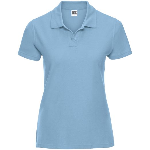 Russell Ultimate Cotton Polo Ladies - Sky Blue