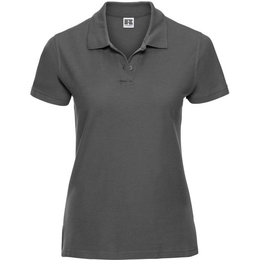 Russell Ultimate Cotton Polo Ladies - Titanium