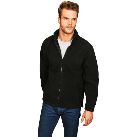 Absolute Apparel Alaska Full Zip Fleece - Black Opal
